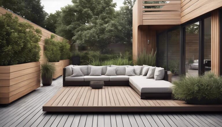 simplistic outdoor deck designs